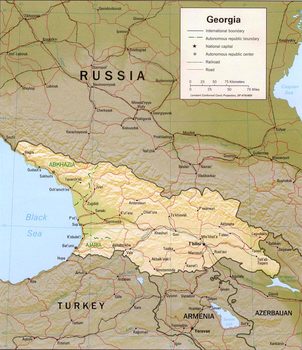 map of Georgia