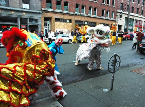 Chinese Lion dance