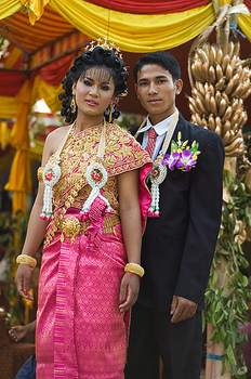 Cambodian newlyweds