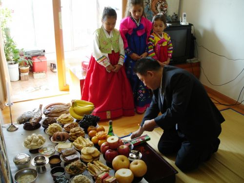 Chuseok offerings