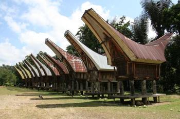 Tongkonan house of Toraja people