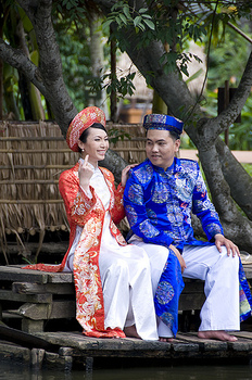 Vietnamese newlyweds