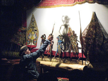 Wayang Kulit in Yogyakarta,Indonesia