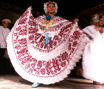 La pollara dress of Panama