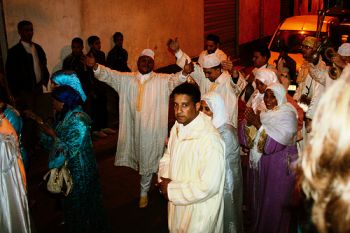 Moroccan wedding party in Casablanca