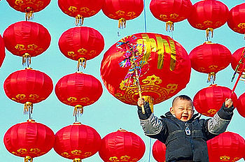 Red colour in China