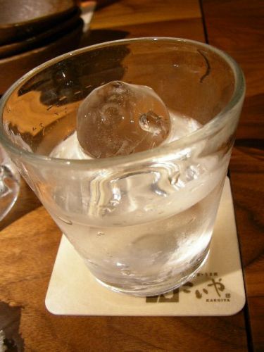 Shochu with ice