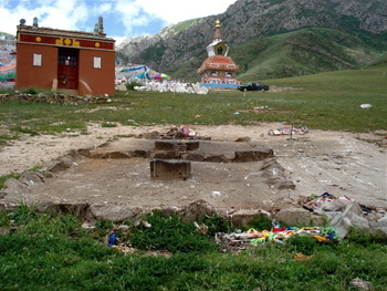 Place where sky burials are performed