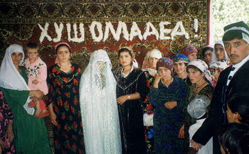 Traditional Tajik wedding